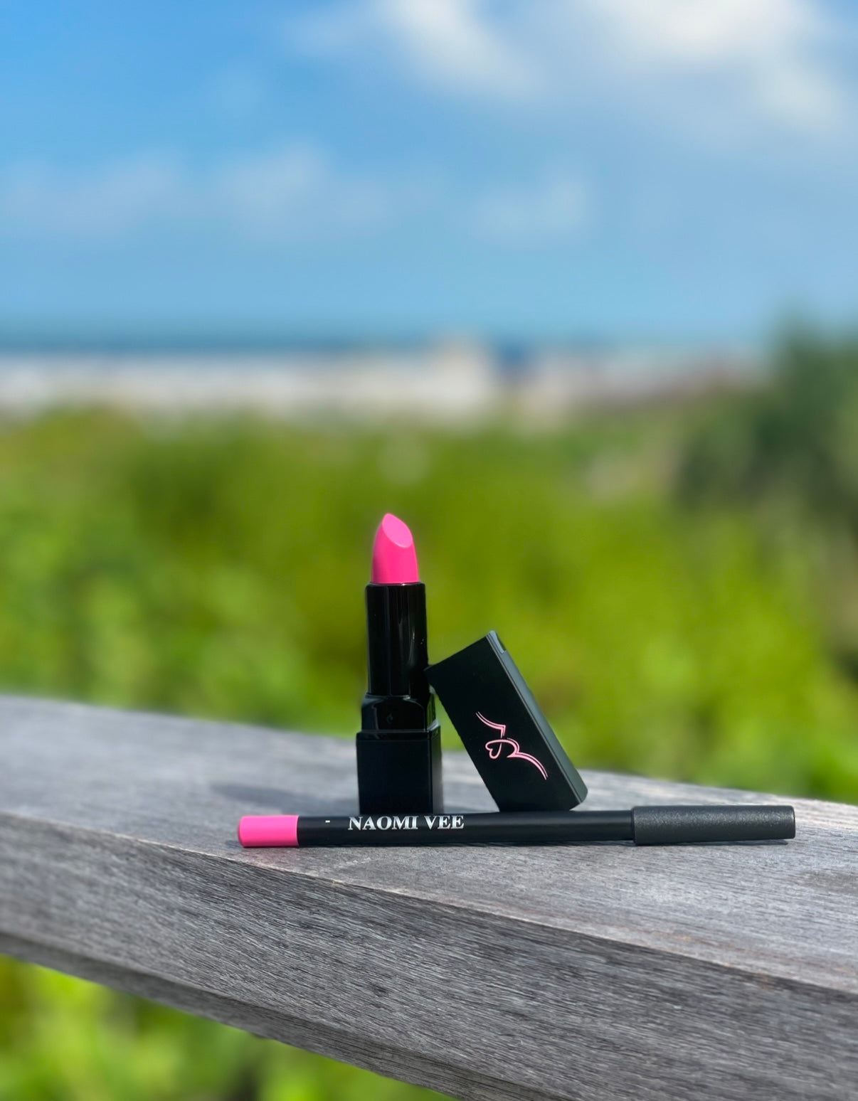 Shocking Pink Lipstick
